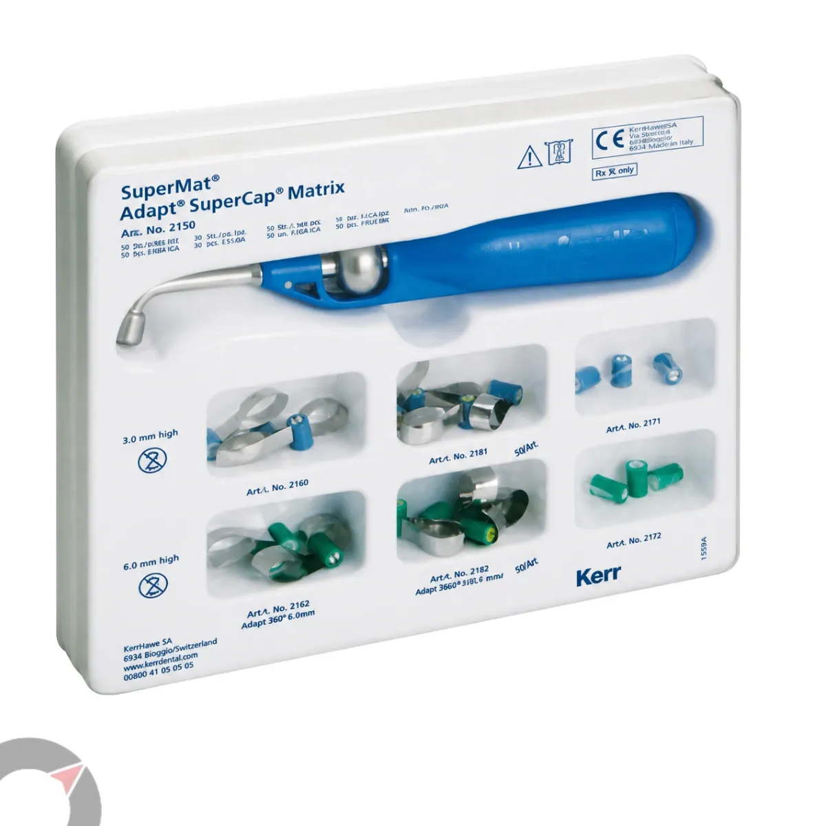 [2150] SuperMat Adapt SuperCap Matrix Assorted kit with handle