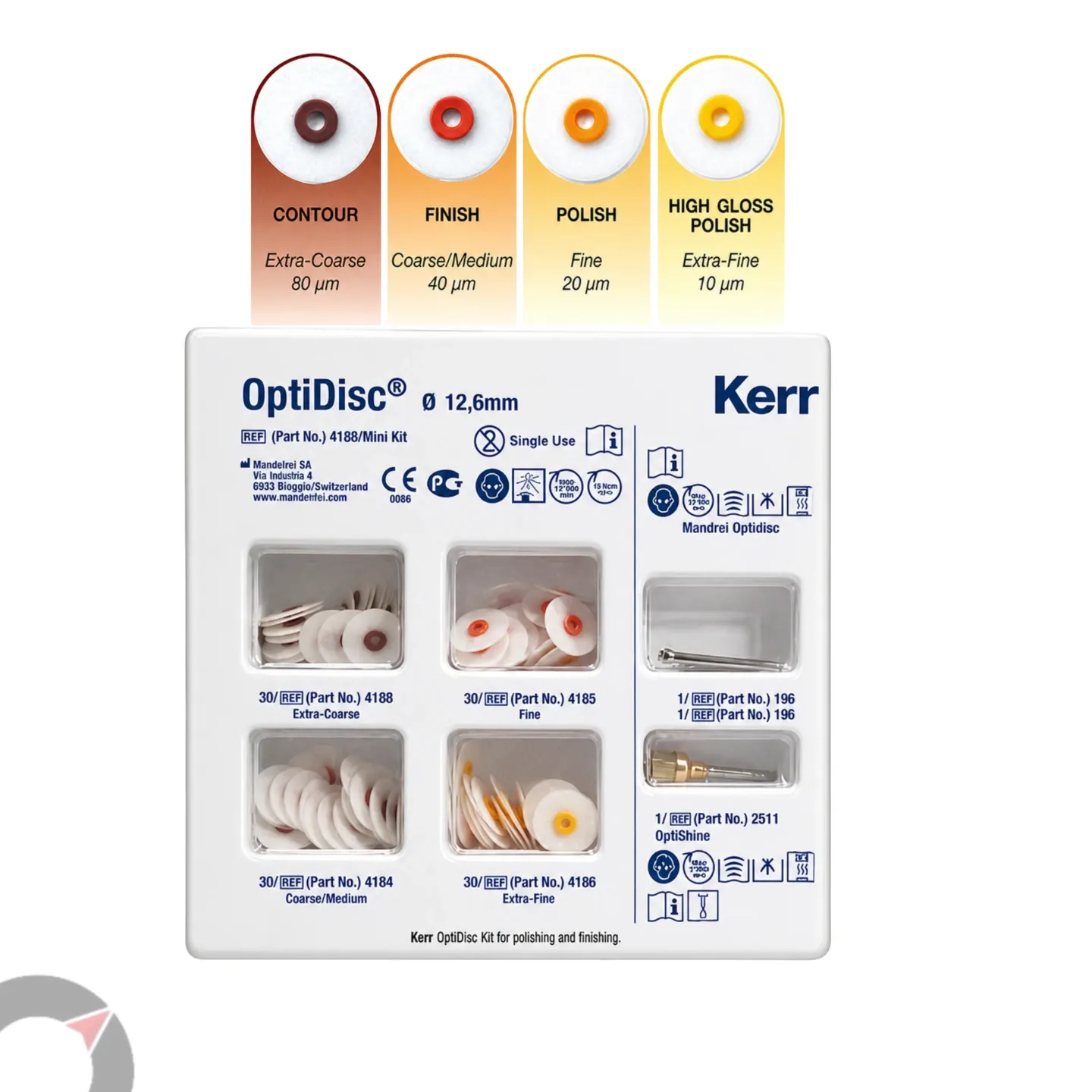 [4188] Hawe OptiDisc (Polishing & Finishing Kit)